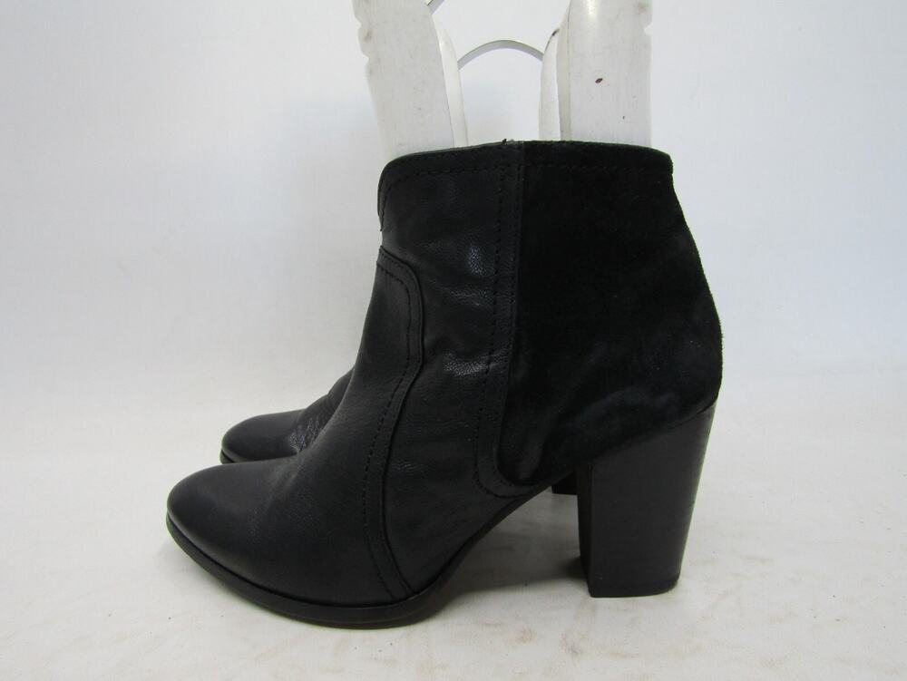 Dune London Women Size 40 EUR Black Leather Ankle Fashion Boots Bootie